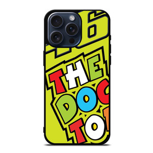 VALENTINO ROSSI VR46 THE DOCTOR iPhone 15 Pro Max Case Cover