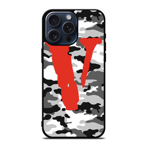 VLONE CAMO LOGO iPhone 15 Pro Max Case Cover