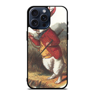 WHITE RABBIT ALICE IN WONDERLAND Disney iPhone 15 Pro Max Case Cover WHITE RABBIT ALICE IN WONDERLAND Disney iPhone 15 Pro Max Case Cover