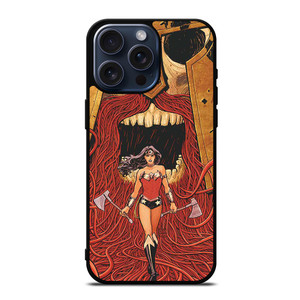 WONDER WOMAN CARTOON iPhone 15 Pro Max Case Cover