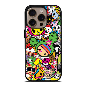 DONUTELLA UNICORNO TOKIDOKI COLLAGE iPhone 16 Pro Case Cover