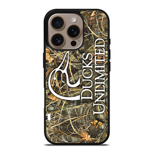 DUCKS UNLIMITED WETLANDS WATERFOWL CAMO iPhone 16 Pro Case Cover