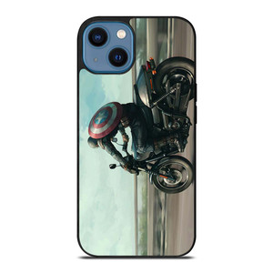 CAPTAIN AMERICA AVENGERS RIDING iPhone 14 Case Cover