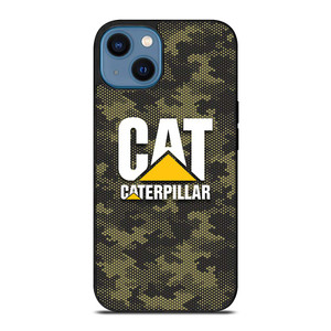 CATERPILLAT TRACTOR LOGO CAT CAMO EMBLEM iPhone 14 Case Cover