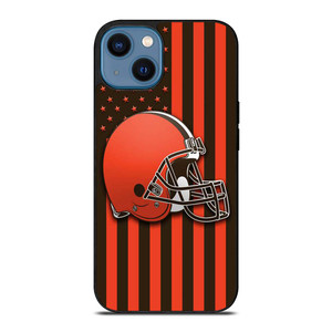 CLEVELAND BROWNS FLAG iPhone 14 Case Cover