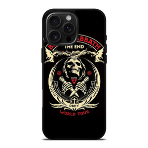 BLACK SABBATH THE END OBEY iPhone 16 Pro Max Case Cover BLACK SABBATH THE END OBEY iPhone 16 Pro Max Case Cover