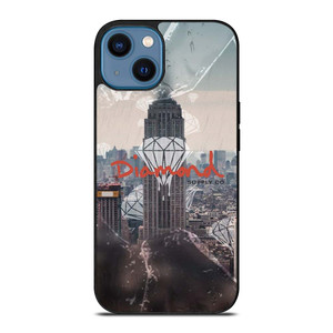 DIAMOND SUPPLY CO BROKEN GLASS iPhone 14 Case Cover