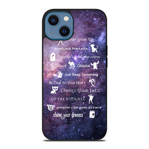 DISNEY LESSONS LEARNED MASH UP NEBULA iPhone 14 Case Cover