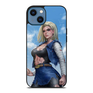 DRAGON BALL ANDROID 18 iPhone 14 Case Cover DRAGON BALL ANDROID 18 iPhone 14 Case Cover