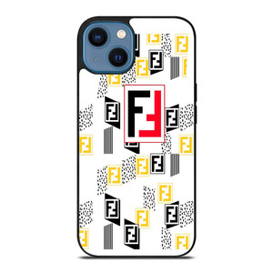 FENDI ROMA LOGO WHITE iPhone 14 Case Cover
