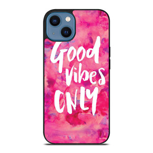 GOOD VIBES ONLY MARBLE 2 iPhone 14 Case Cover