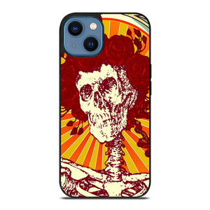 GRATEFUL DEAD SKULL ART iPhone 14 Case Cover