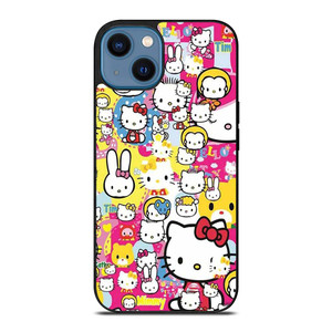 HELLO KITTY STICKER BOMB iPhone 14 Case Cover