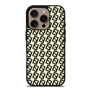 FENDI FASHION ROMA LOGO PATTERN iPhone 16 Pro Case Cover