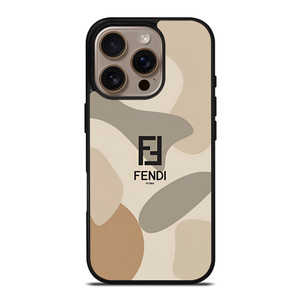 FENDI ROMA LOGO CAMO iPhone 16 Pro Case Cover FENDI ROMA LOGO CAMO iPhone 16 Pro Case Cover