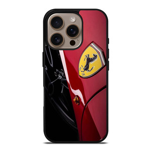 FERRARI LOGO CAR EMBLEM iPhone 16 Pro Case Cover FERRARI LOGO CAR EMBLEM iPhone 16 Pro Case Cover