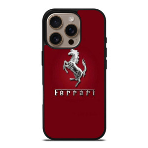 FERRARI LOGO SILVER EMBLEM iPhone 16 Pro Case Cover FERRARI LOGO SILVER EMBLEM iPhone 16 Pro Case Cover