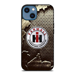 INTERNATIONAL HARVESTER FARMALL METAL LOGO iPhone 14 Case Cover