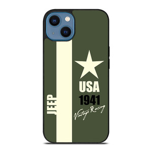 JEEP VINTAGE RACING iPhone 14 Case Cover