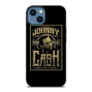 JOHNNY CASH THE MAN IN BLACK AMERICAN LEGEND iPhone 14 Case Cover