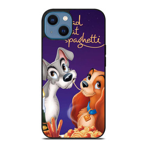 LADY AND THE TRAMP DISNEY SPAGHETTI iPhone 14 Case Cover