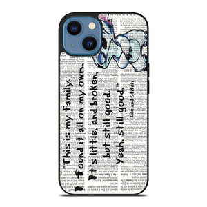 LILO AND STITCH QUOTES Disney iPhone 14 Case Cover