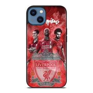 LIVERPOOL FC TRIO FIRMINO MANE SALAH iPhone 14 Case Cover