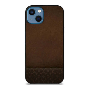 LOUIS VUITTON PARIS LV LOGO LEATHER BAG iPhone 14 Case Cover