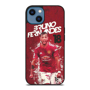 MANCHESTER UNITED BRUNO FERNANDES iPhone 14 Case Cover