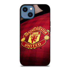 MANCHESTER UNITED LOGO JERSEY iPhone 14 Case Cover