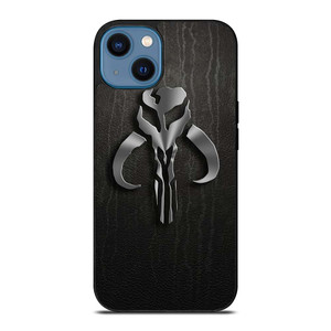MANDALORIAN LEATHER LOGO iPhone 14 Case Cover