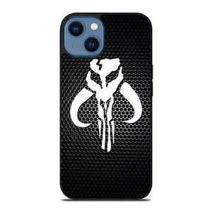 MANDALORIAN METAL CARBON LOGO iPhone 14 Case Cover