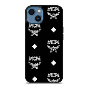 MCM WORLDWIDE LOGO BLACK iPhone 14 Case Cover