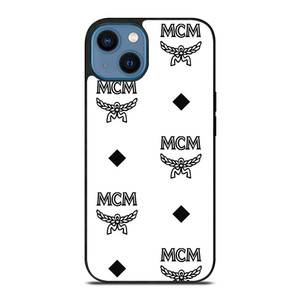 MCM WORLDWIDE LOGO WHITE iPhone 14 Case Cover