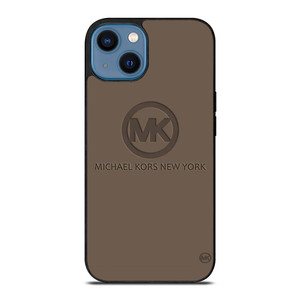 MICHAEL KORS NEW YORK LOGO BROWN iPhone 14 Case Cover