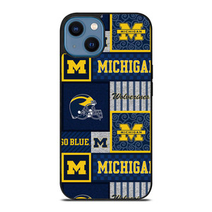 MICHIGAN WOLVERINES COLLAGE iPhone 14 Case Cover