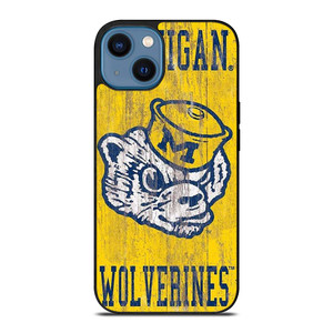 MICHIGAN WOLVERINES FOOTBALL UNIVERSITY ICON iPhone 14 Case Cover