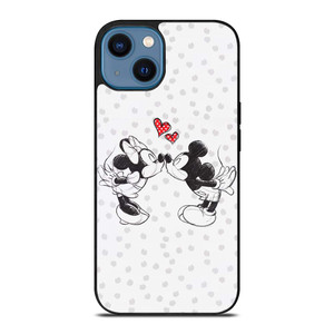 MICKEY AND MINIE MOUSE KISSING Disney iPhone 14 Case Cover