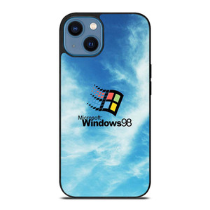 MICROSOFT WINDOWS 98 RETRO LOGO iPhone 14 Case Cover