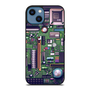 MOTHERBOARD CIRCUIT BOARD COMPUTER iPhone 14 Case Cover