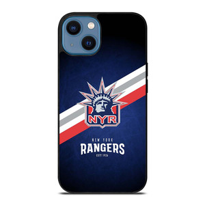 NEW YORK RANGERS LOGO MASCOT iPhone 14 Case Cover