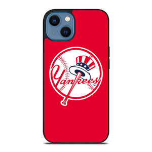 NEW YORK YANKEES BASEBALL CLUB LOGO RED iPhone 14 Case Cover