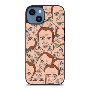 NICOLAS CAGE COLLAGE iPhone 14 Case Cover NICOLAS CAGE COLLAGE iPhone 14 Case Cover