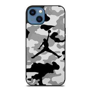 NIKE AIR JORDAN LOGO CAMO iPhone 14 Case Cover