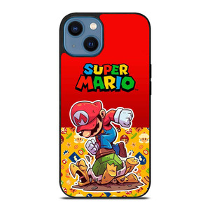 NINTENDO GAMES SUPER MARIO BROSS MARIO iPhone 14 Case Cover