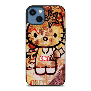 OBEY HELLO KITTY iPhone 14 Case Cover