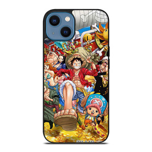 ONE PIECCE LUFFY AND FRIENDS iPhone 14 Case Cover