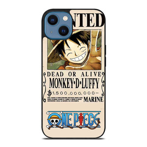 ONE PIECE LUFFY WANTED iPhone 14 Case Cover