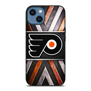 PHILADELPIA FLYERS METAL LOGO iPhone 14 Case Cover