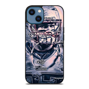 ROB GRONKOWSKI NEW ENGLAND PATRIOTS ART iPhone 14 Case Cover